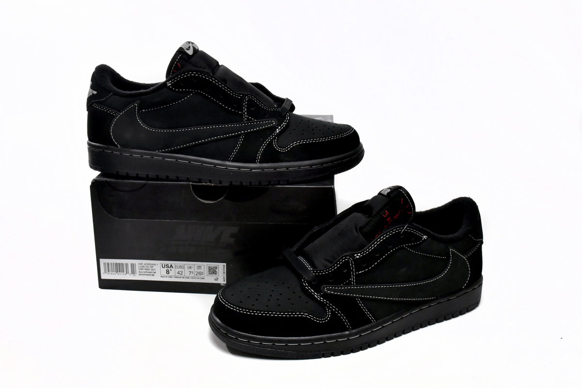 Travis Scott x Air Jordan 1 Retro Low Black Phantom
