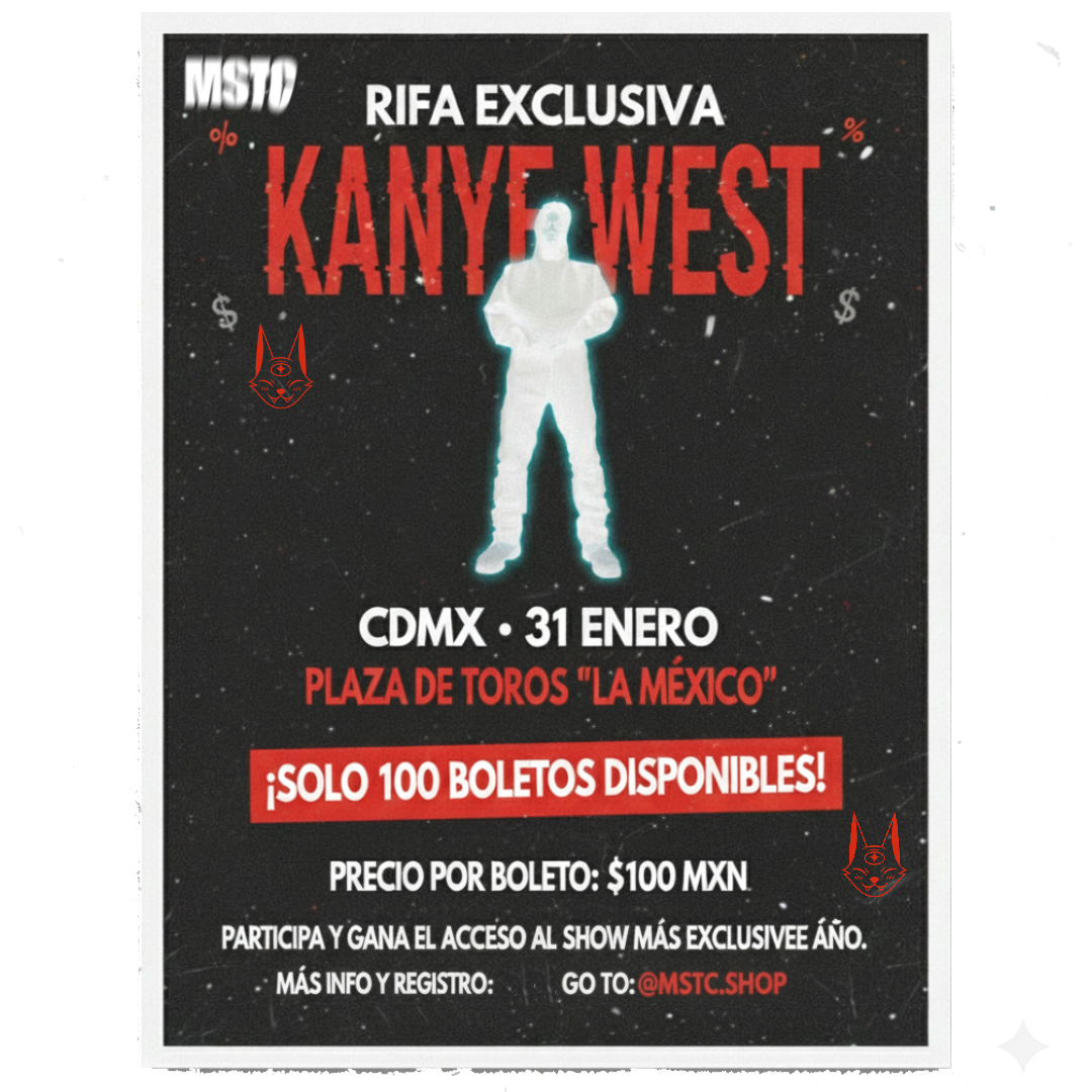 Rifa: Gana un Boleto para Kanye West en CDMX