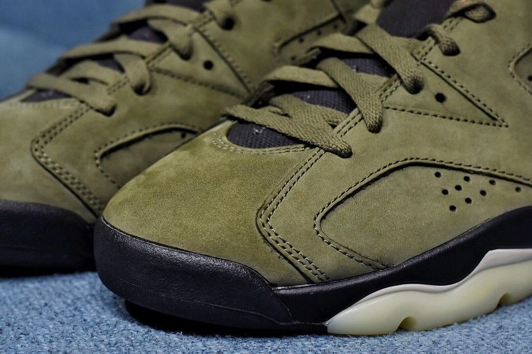 Nike Air Jordan 6 Retro Travis Scott Army Green