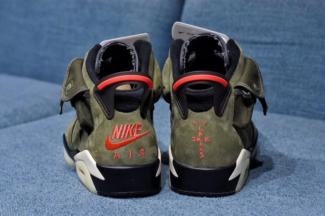 Nike Air Jordan 6 Retro Travis Scott Army Green
