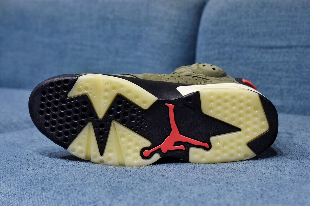 Nike Air Jordan 6 Retro Travis Scott Army Green