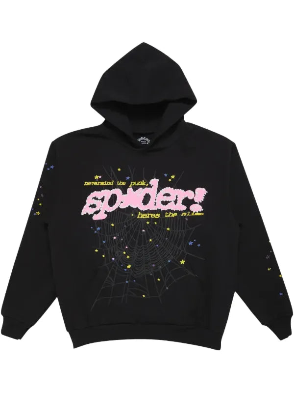 SP5DER Hoodie Black