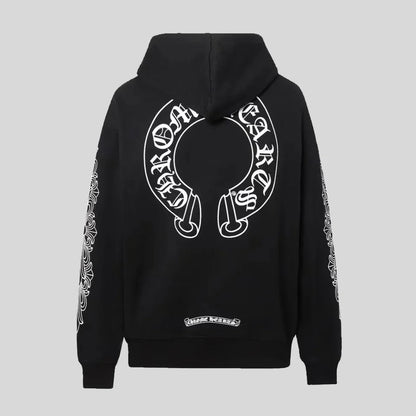 ZIPPER HOODIE CORAZONES CROMADOS