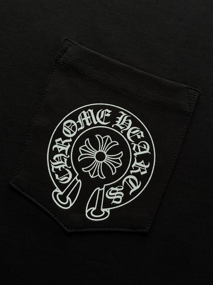 PLAYERA CORAZONES CROMADOS