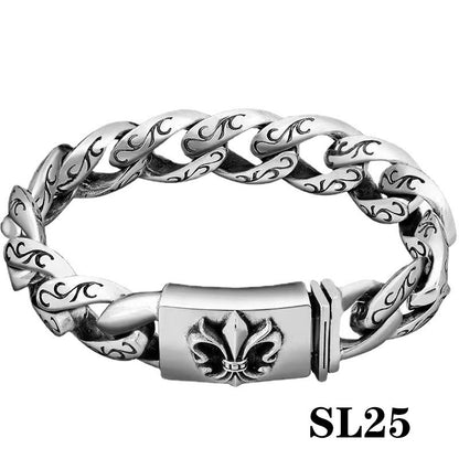 Esclavas Corazones Cromados Chrome