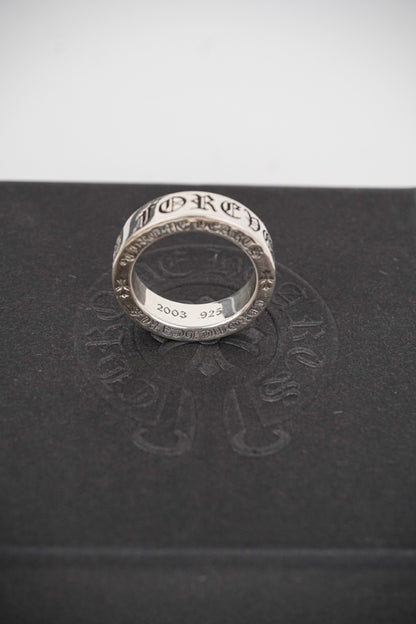 Anillo Corazones Cromados